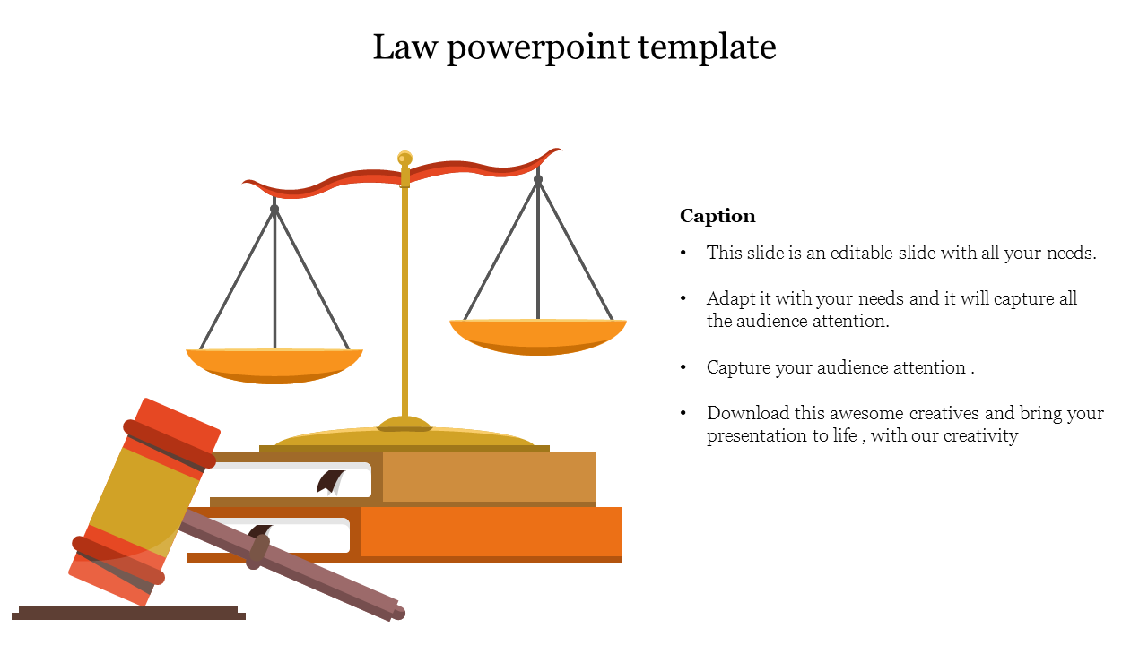Powerpoint Template For Law Presentation